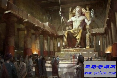 古代世界十大奇观之一：希腊宙斯神像