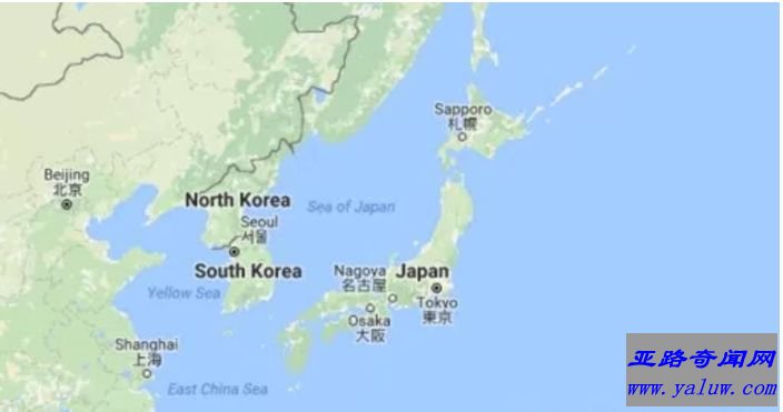 日本海(平均深度:4429英尺)