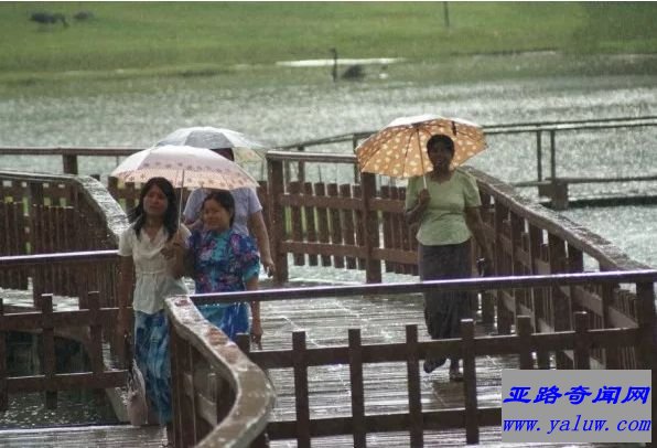 缅甸穆尔梅因（平均年降雨量：4,820毫米）