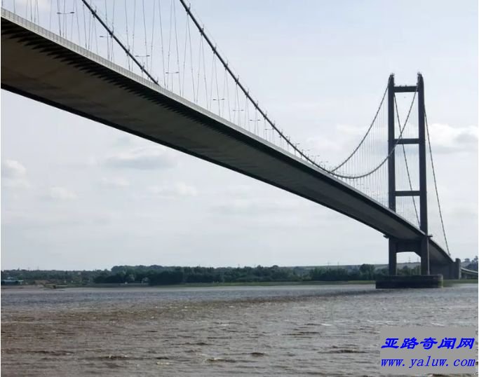 世界八大最长的悬索桥：英国Hamber Bridge 1410米