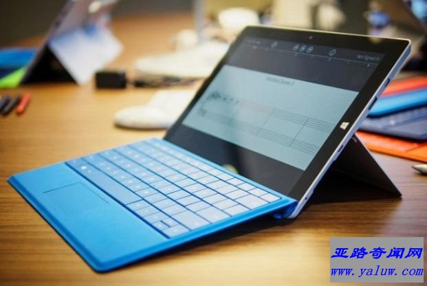 世界十大畅销平板电脑：微软 surface Pro 3