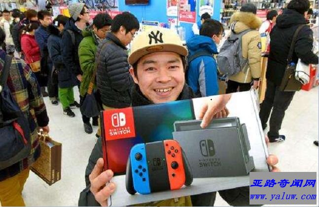 世界上最受欢迎的游戏机 switch9个月销量破千万