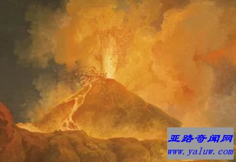 维苏威火山爆发