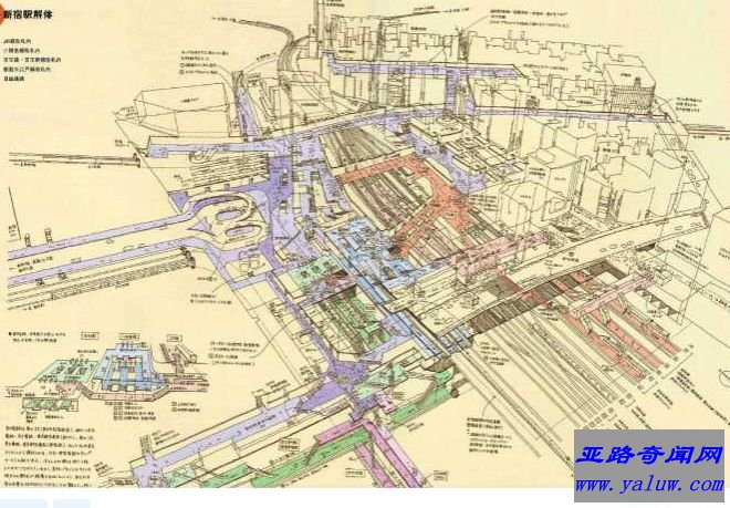 世界上最容易迷路的车站 178个出口的车站世界上最容易迷路的车站 178个出口的新宿车站