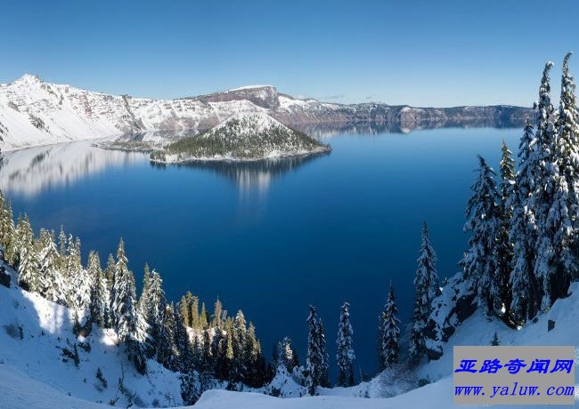 俄勒冈州Crater Lake