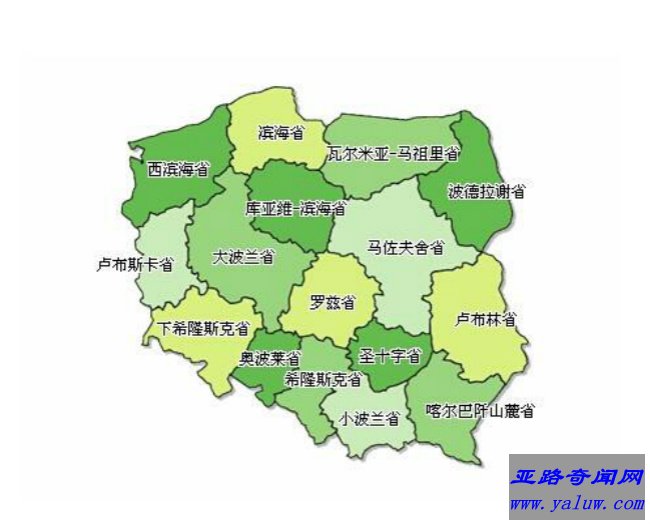 波兰地图